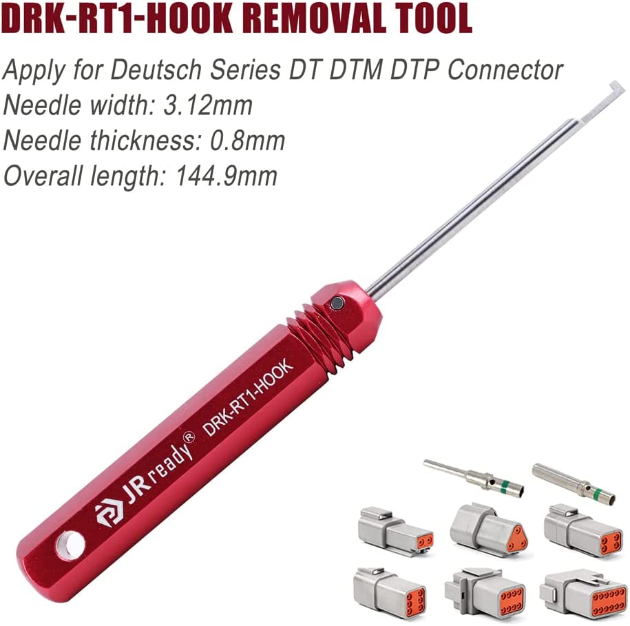JRready ST5236-DEUTSCH Connector Removal Tool Kit: DRK-12DTP+16DT+