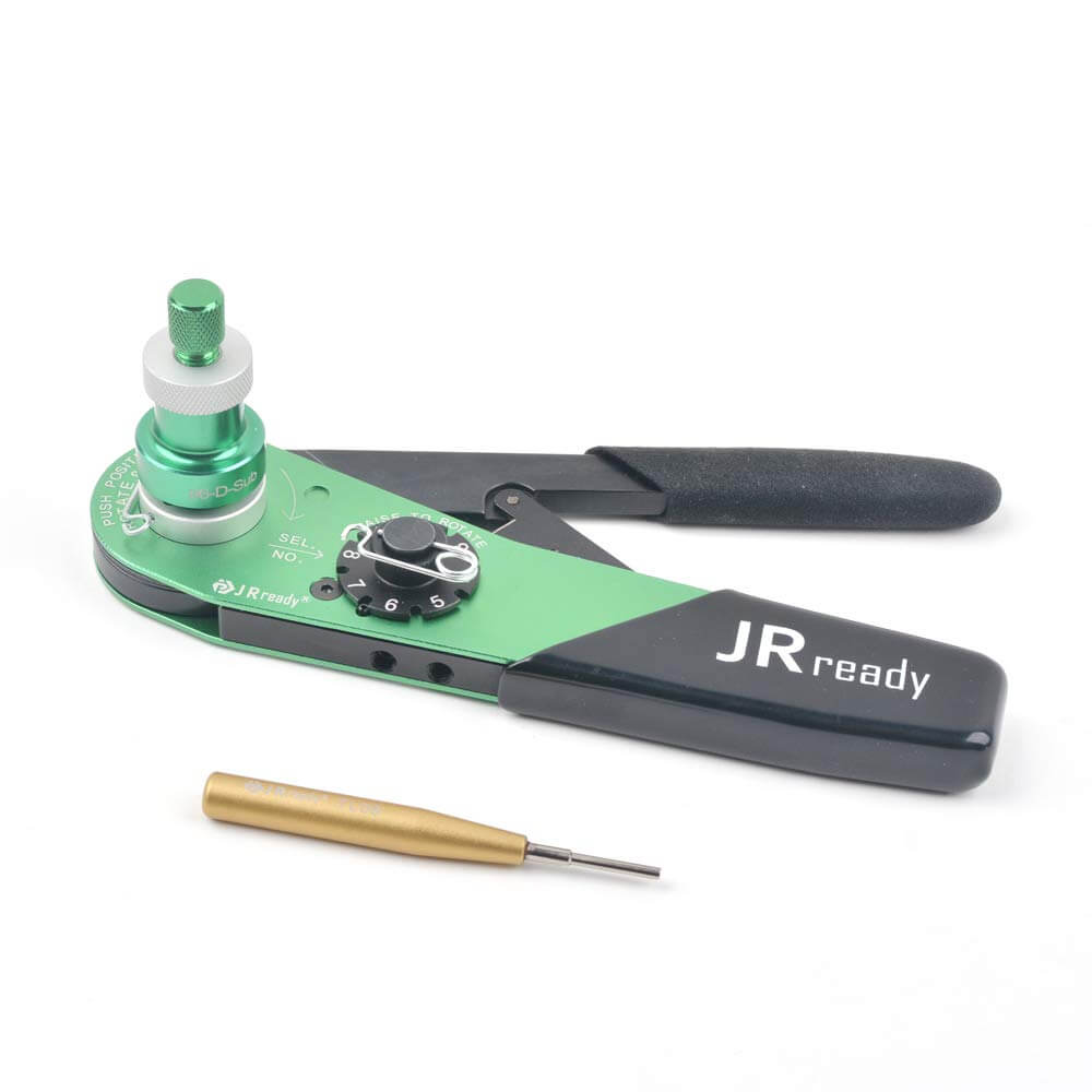 JRready JST2511:YJQ-W7A Crimper 16-28AWG, 86-D-SUB Positioner, TL08 Removal  Tool for HARTING(HAN D-SUB), TE(D-SUB), WAIN(HM, D-SUB, HR23) series