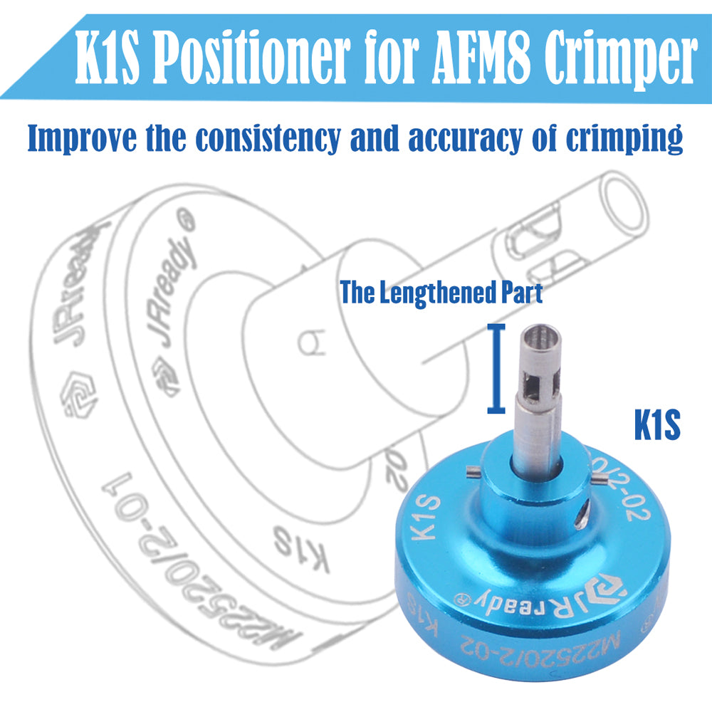 JRready ST2140 TOOL KIT(NEW-AS2 Small Size Crimp Tool M22520/2-01 with  K1S+K41+K13-1+K42 Positioner) for M26482 Series Connector & M83733 Series 